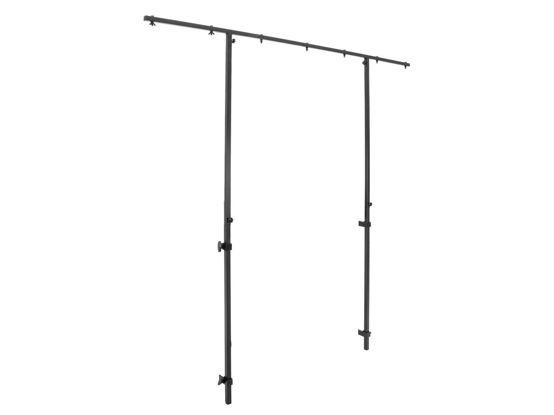 OMNITRONIC Set Compact Mobile DJ Stativ incl. Cover + Extension Frame
