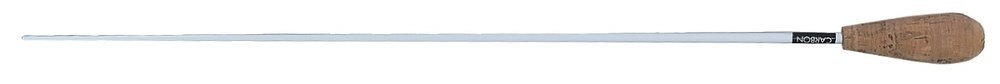 Pick Boy dirigentpinne i vit kolfiber, 38 cm, modell E, korkgrepp