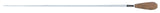 Pick Boy dirigentpinne i vit kolfiber, 38 cm, modell E, korkgrepp
