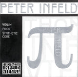 Thomastik-Infeld Fioler strängar syntetisk kärna Peter Infeld - D silverlindad (PI03A)
