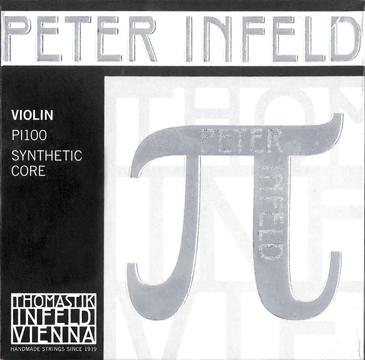 Thomastik-Infeld Fioler-strängar syntetisk kärna Peter Infeld - D aluminiumomspunnen (PI03)