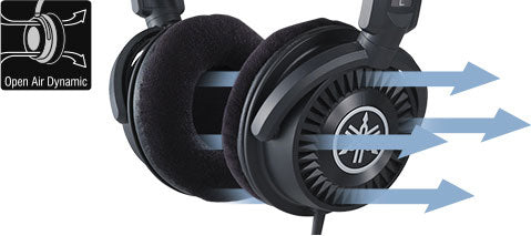 Yamaha HPH-150B Studio hörlurar (svarta)