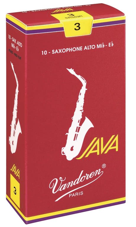Vandoren Reeds Alto Saxophone Java Filed Red - 2 1/2