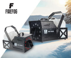 Firefog Snow 1500LED snömaskiner 1500 W med RGB LED och DMX