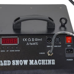 Firefog Snow 1500LED snömaskiner 1500 W med RGB LED och DMX