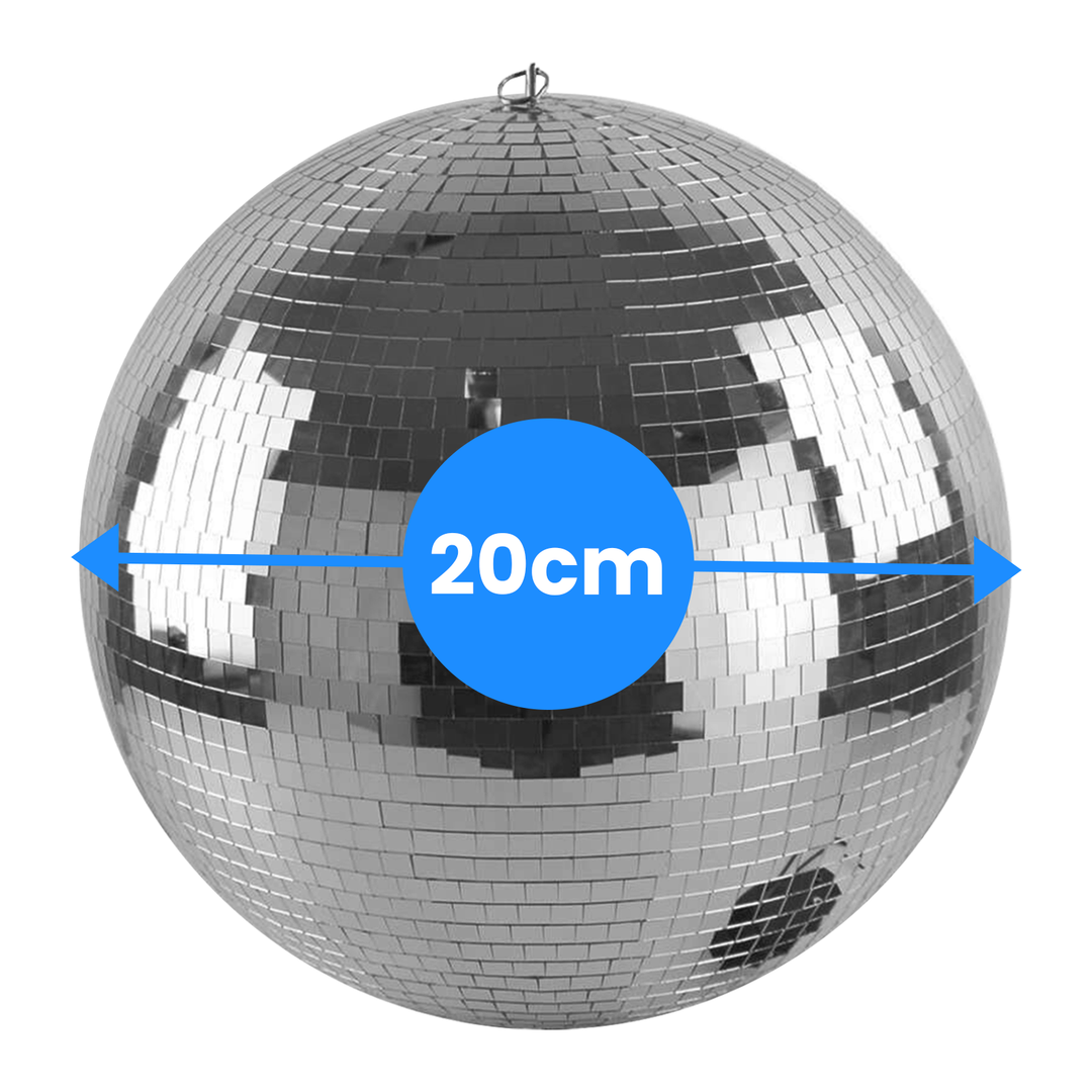 Spegelkula 20 cm med motor