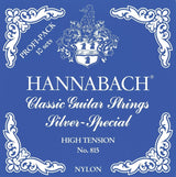 Hannabach strängar för klassisk gitarr serie 815 Professional Pack Silver Special - 815 ProfiPack Hög