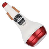 Humes & Berg Straight 285 straight-dämpare till flygelhorn, röd och vit