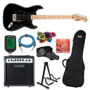 Fender Squier Sonic Stratocaster HSS startpaket (Svart)