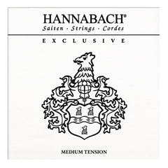 Hannabach strängar för klassisk gitarr Exclusive Serie Medium Tension - Exclusiv Medium Tension Set (EXCLMT)