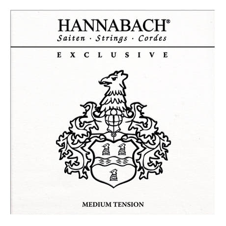 Hannabach strängar för klassisk gitarr Exclusive Serie Medium Tension - Exclusiv Medium Tension Set (EXCLMT)