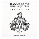 Hannabach strängar för klassisk gitarr Exclusive Serie Medium Tension - Exclusiv Medium Tension Set (EXCLMT)