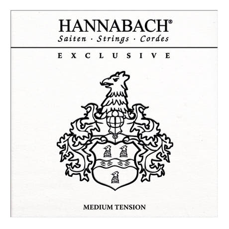 Hannabach Exclusive E6 bassträng till klassisk gitarr, medium tension