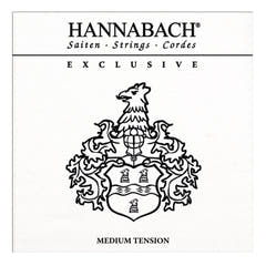 Hannabach Exclusive E1 diskantsträng, klassisk gitarr, medium spänning