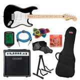 Fender Squier Affinity Stratocaster startpaket (Svart)
