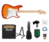 Fender Squier Affinity Stratocaster elgitarr startpaket (Sienna Sunburst)