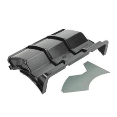 2-DIN ram för Mii, Citigo och uppåt (Blank Black)