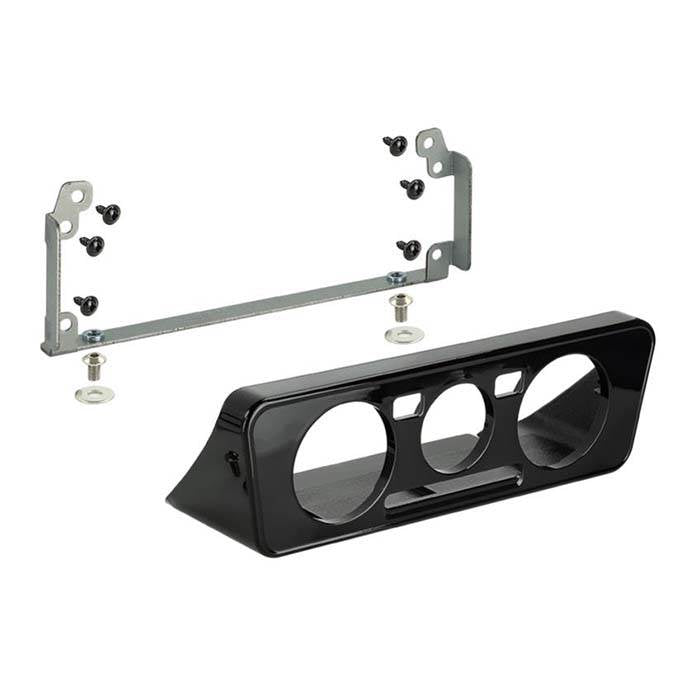 2-DIN ram för Mii, Citigo och uppåt (Blank Black)