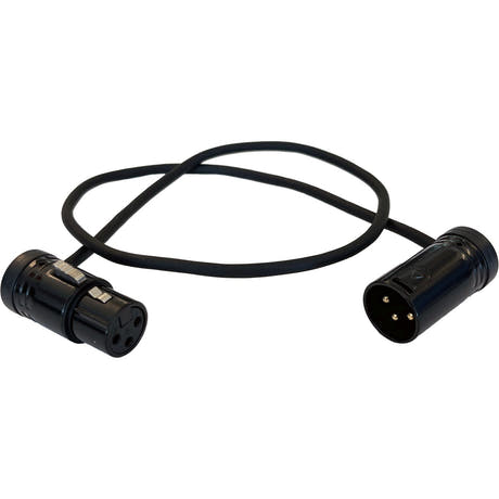 AMP XLR-vinklad patchkabel