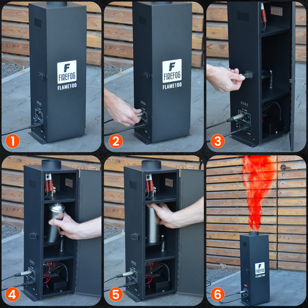 Firefog FLAME100 flammaskin med DMX