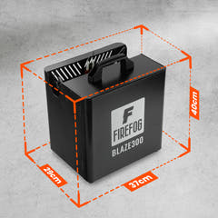 Firefog BLAZE300 flammmaskin med DMX