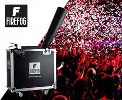 Firefog CANNON 1000+ CO2-konfettikanon i case
