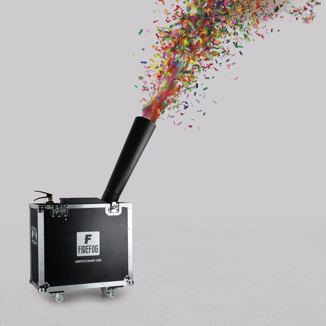 Firefog CANNON 1000+ CO2-konfettikanon i case