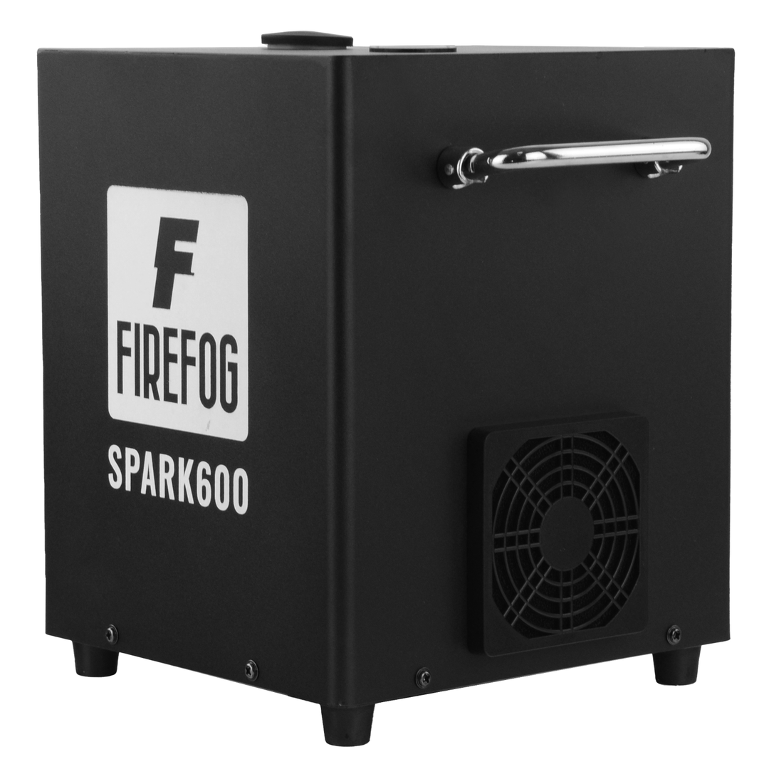 Firefog SPARK600 gnistmaskin med kalla gnistor och DMX