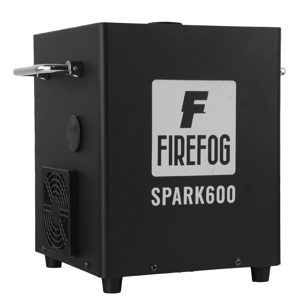 Firefog SPARK600 gnistmaskin med kalla gnistor och DMX