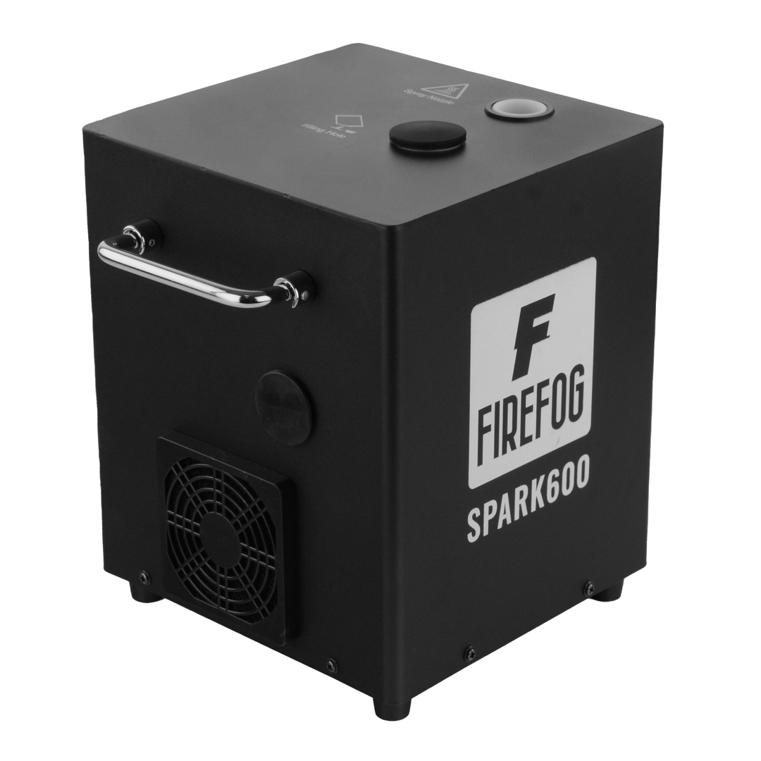Firefog SPARK600 gnistmaskin med kalla gnistor och DMX
