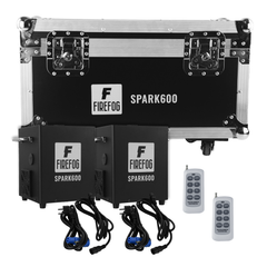 Firefog SPARK600 gnistmaskin, set med 2 maskiner och case