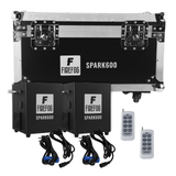 Firefog SPARK600 gnistmaskin, set med 2 maskiner och case