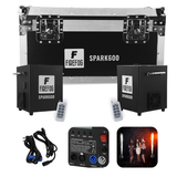 Firefog SPARK600 gnistmaskin, set med 2 maskiner och case