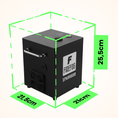Firefog SPARK600 gnistmaskin, set med 2 maskiner och case