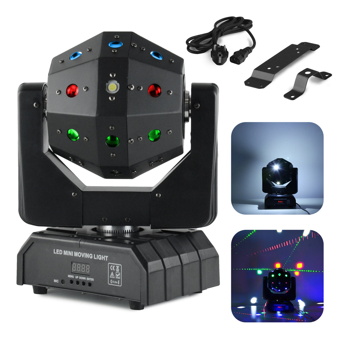 Firefog STARBALL movingheads med laser och strobe