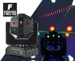 Firefog STARBALL movingheads med laser och strobe