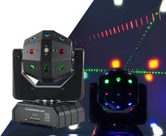 Firefog STARBALL movingheads med laser och strobe