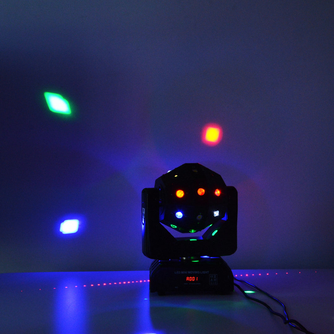 Firefog STARBALL movingheads med laser och strobe