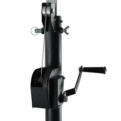 Hardman LS3 wind-up-ljusstativ, 1,7 till 4,3 m, 65 kg