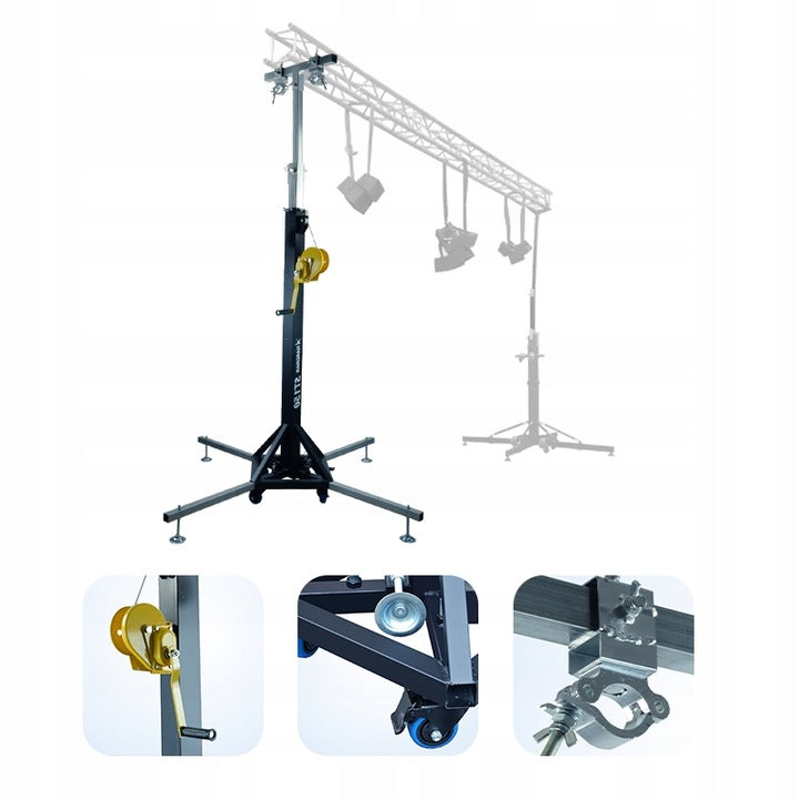 Hardman ST150 scentorn med vinsch, 1,75 till 4,3 m, 150 kg