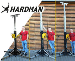 Hardman ST300 scentorn med vinsch, 2 till 5,5 m, 300 kg