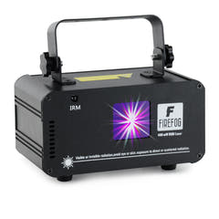 Firefog RGB disco laser 400 mW med DMX och fjärrkontroll