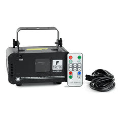 Firefog RGB disco laser 400 mW med DMX och fjärrkontroll