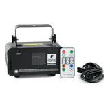 Firefog RGB disco laser 400 mW med DMX och fjärrkontroll