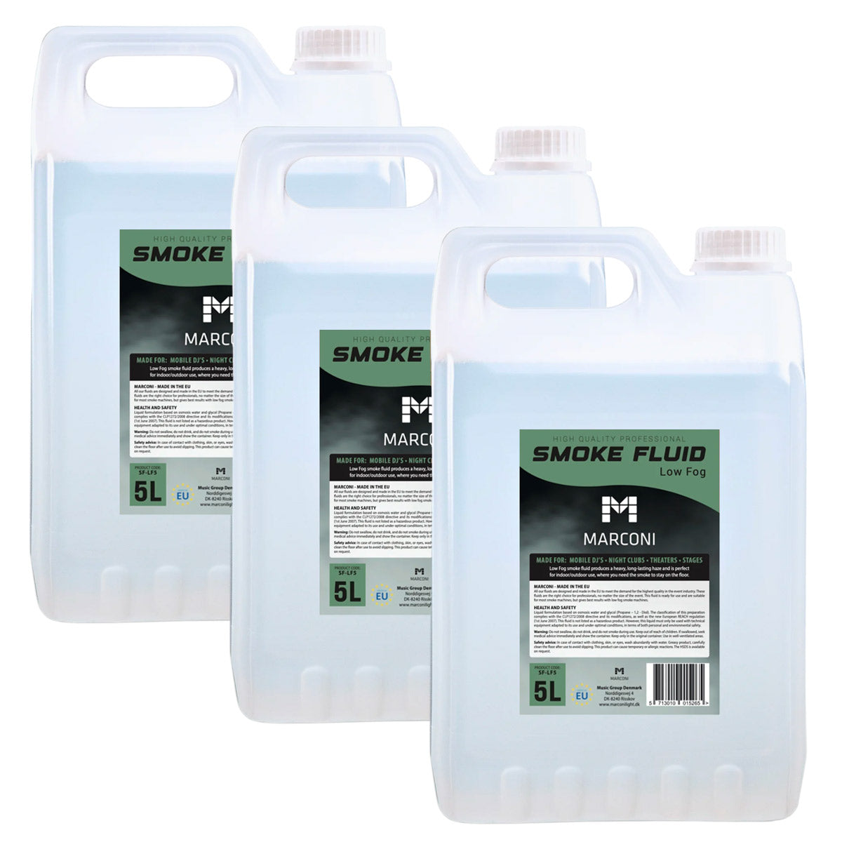 3 x 5L Röksvätska (Low Fog)