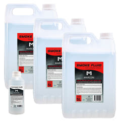3 x 5L rökvätska (Extra Heavy Density) + 250ml Rengöringsvätska