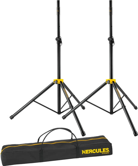 Hercules SS200BB - Högtalarstativ med väska Bundle (45kg, 2,24m)