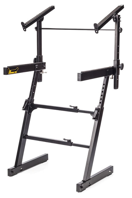 Hercules KS410B Tvånivå-Keysboardsstativ