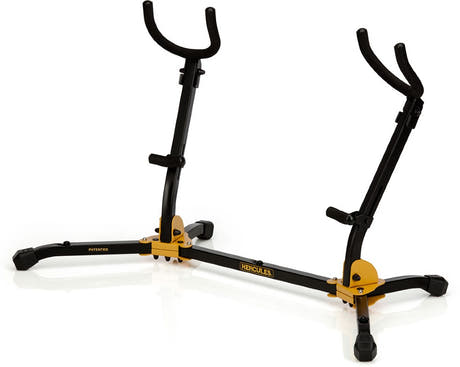 Hercules DS537B Dubbelt saxofonstativ