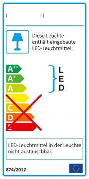 Eurolite LED KKL-50 4100k utställningslampa (silver)